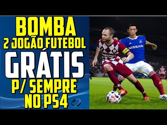 NOVO JOGÃO DE FUTEBOL GRÁTIS NO PS4 PARA SEMPRE !!! COM MUITAS