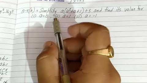 Ex 9.3, Q 4(b), Chapter 9, Algebric Expressions and Identities, Class 8 Math