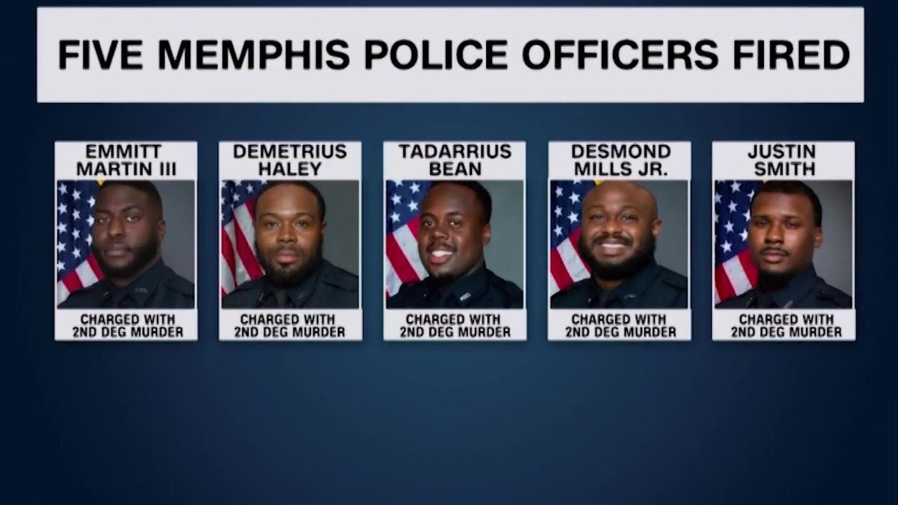 5 Memphis cops charged with murder in Tyre Nichols’ death - YouTube