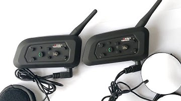 how to pair two V6 intercom