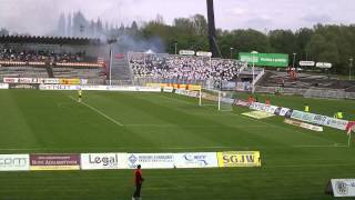 FC Hradec Králové - FC Baník Ostrava - Pyro Baníku