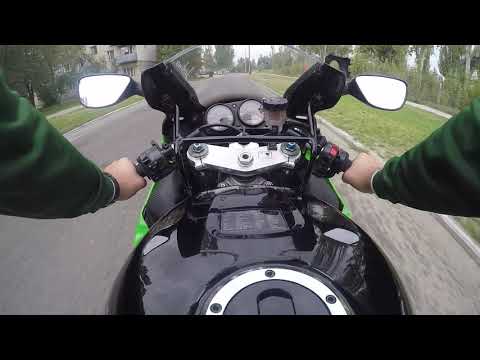 Покупка Kawasaki Ninja,и первый раз за рулем.