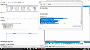 4.4.8 Packet Tracer - Troubleshoot Inter Vlan Routing (CCNAv7)
