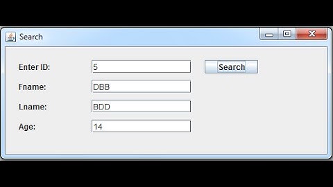 JAVA - How To Search Values From MySQL Database And Set It Into JTextfield In Java NetBeans | + Code
