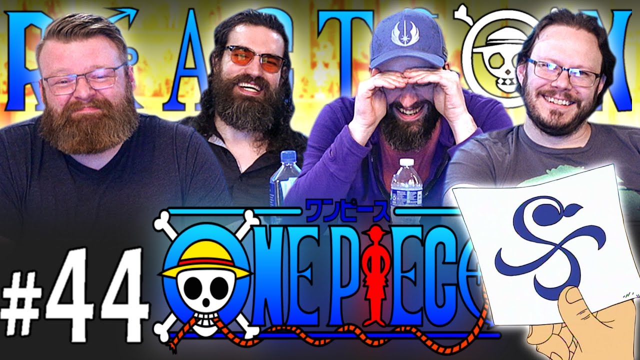 One Piece #44 REACTION!! "Setting off with a Smile! Farewell my Hometown, Cocoyasi Village!"