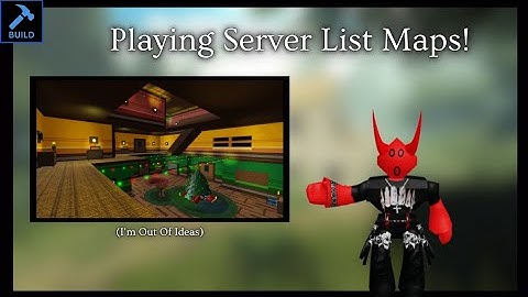 Playing Server List Maps Was A Mistake.. | Piggy Build Mode