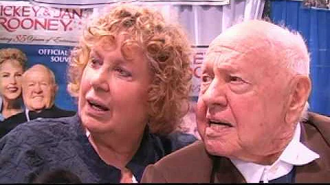 Mickey Rooney and Jan Rooney