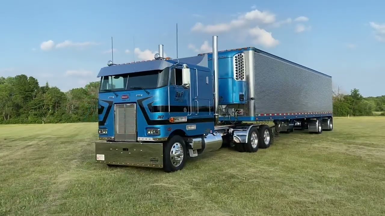 INTERCONTINENTAL EXPRESS トレーラー Eye popping 1995 Cabover 362 Peterbilt super star, Big Rigs