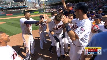 Kepler hits first career homer on a walk-off