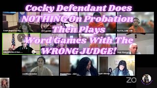 Cocky Defendant Does Nothing On Probation Then Plays Word Games With The Wrong Judge! screenshot 4