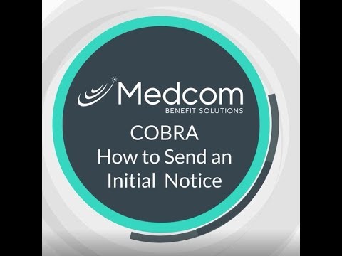 How to Send a COBRA Initial Notice