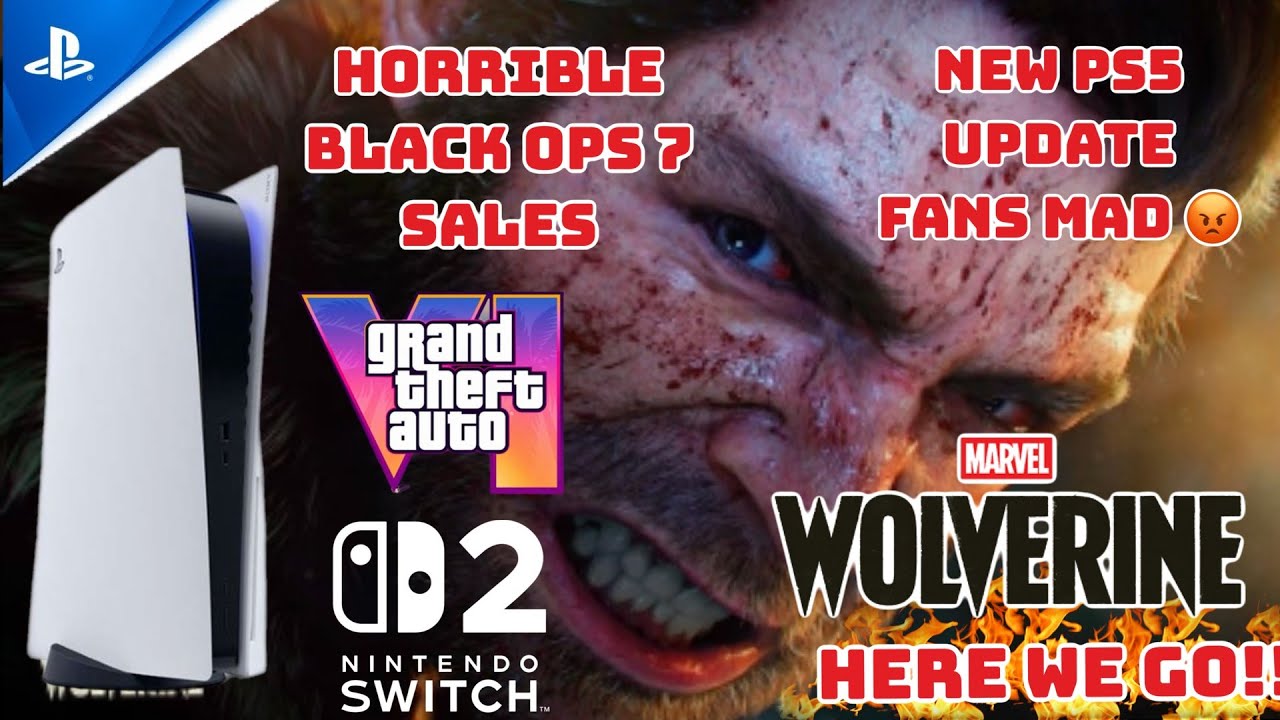 New PS5 UI System Update - Wolverine PS5 Update - Black Ops 7 Sales Down - GTA 6 Switch 2