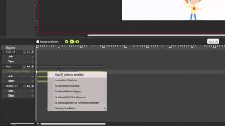 Webanimator - Schlüsselbilder Der Erstellten Html5-Animation