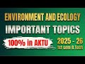 👉 EVS Important Topics | Environmental Studies🔥 | AKTU | Most Expected Questions | Exam Focused