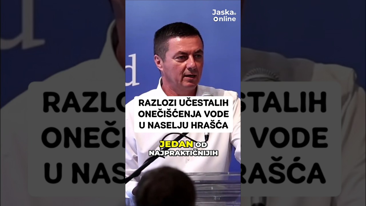 🚰 Razlozi učestalih onečišćenja vode u naselju Hrašća, gradonačelnik objasnio u čemu je problem