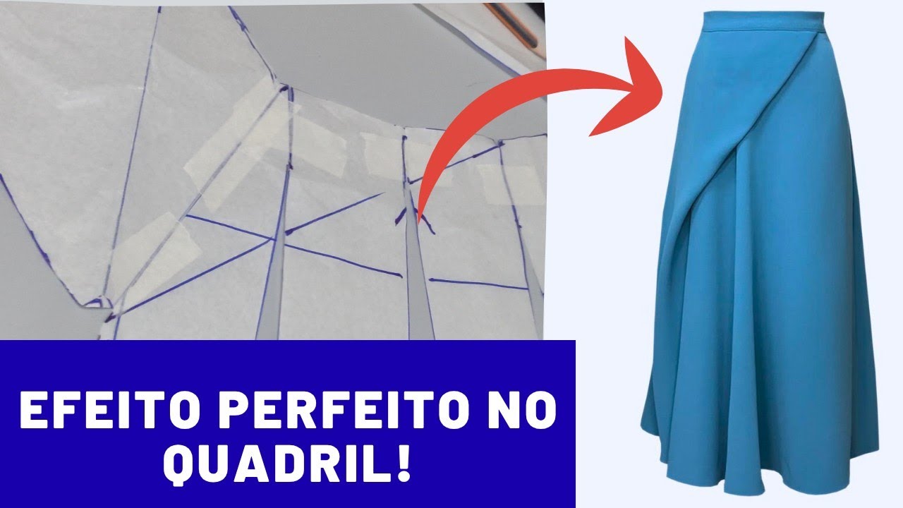 SAIA COM PREGA DIAGONAL — FICA UM SHOW NO CORPO!