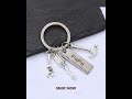 Keychain Dad The Handyman | Wrench Keychain I Key Holder II Love Dad I Father's Day Gift I Silver