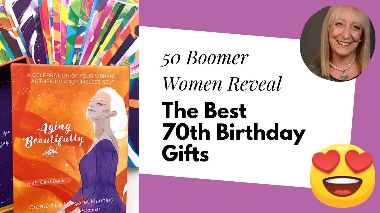 70th birthday gifts for women