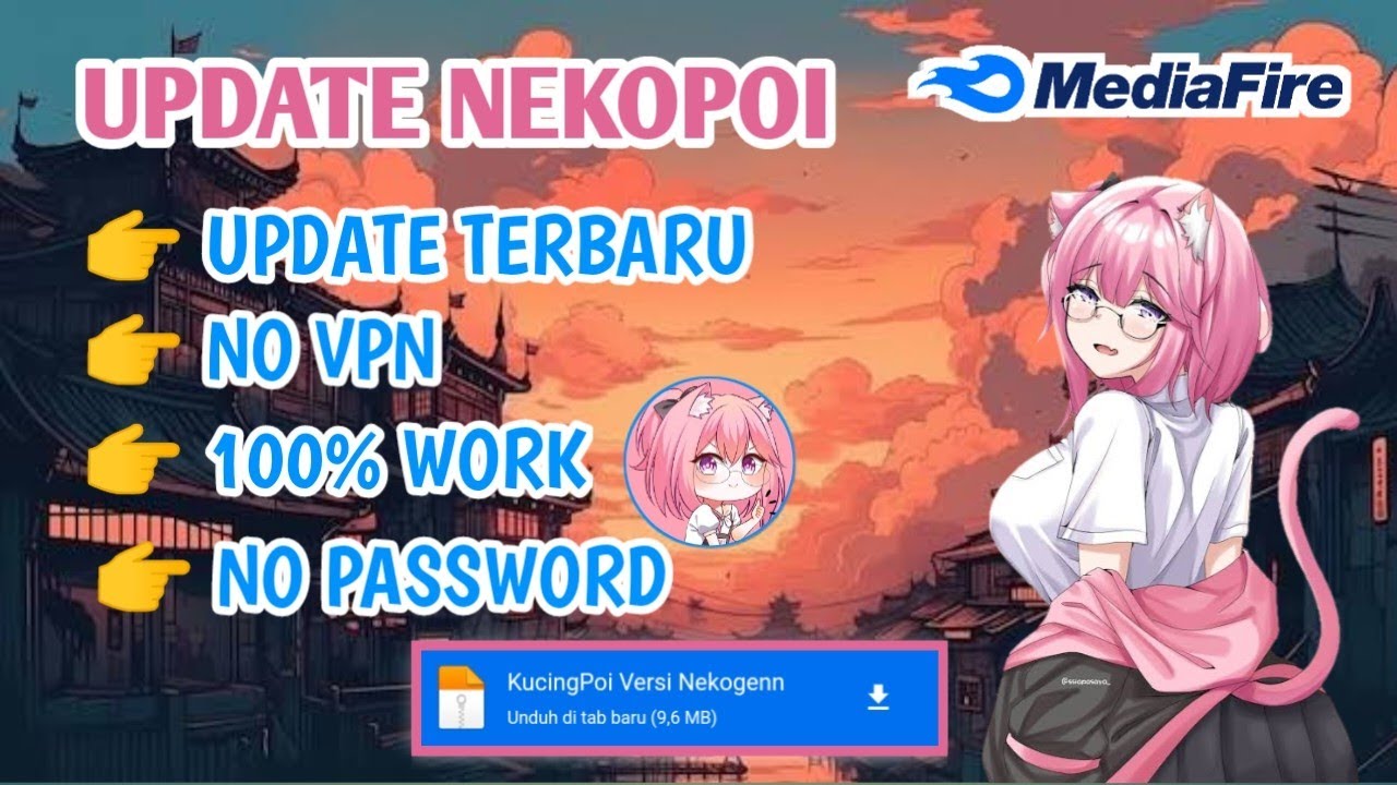 UPDATE NEKOPOI TERBARU VERSI NEKOGENN NO PASSWORD 100 WORK YouTube