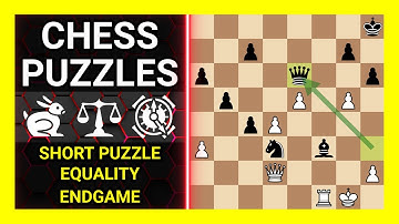 Chess Puzzles to Practice. Themes: Short puzzle, Equality, Endgame. Learn Chess