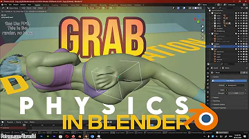 Breast and Ass Grab Physics and Collisions through Geometry Nodes in Blender - Seven3D