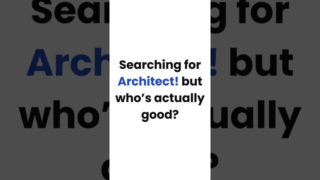 Top architects to design your perfect home