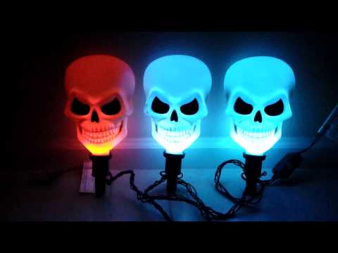 Gemmy Halloween Skull