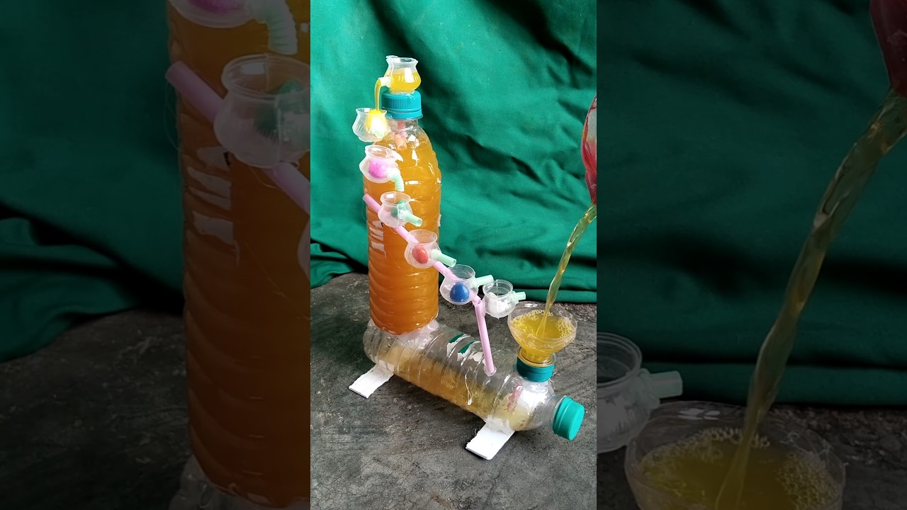 How to make a non stop Heron's fountain 