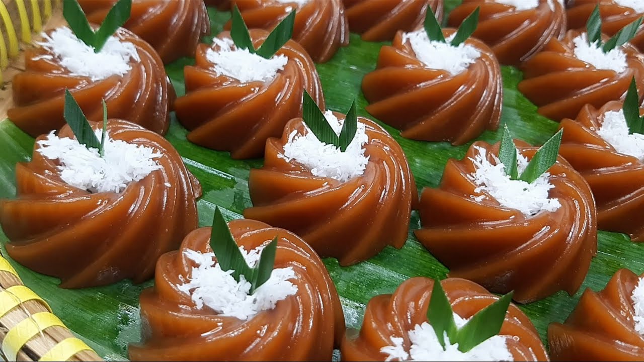 Mudah buatnya Kaswi Gula Merah Lembut Kenyal Manis Gurih