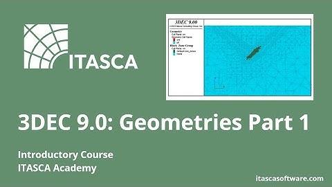 3DEC 9.0 Geometry Tutorial Part 1 | Creating and Importing Geometric Blocks