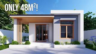 Small Modern House Design 6x8m | 2 Bedroom Home That Feels Bigger