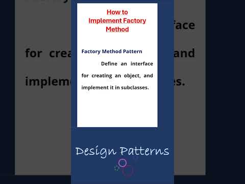 implement factory method