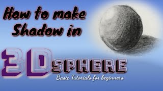 How to make Shadow in 3D Sphere Hatching Technique | Basic Tutorials for Beginners | Must Watch