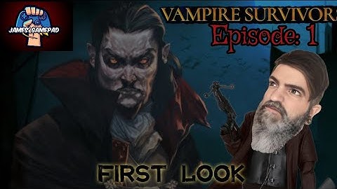 Vampire Survivors | Horror I Episode 1 | FIRST LOOK | PS5HD | A Pixelated Beautiful Wave-Shooter!