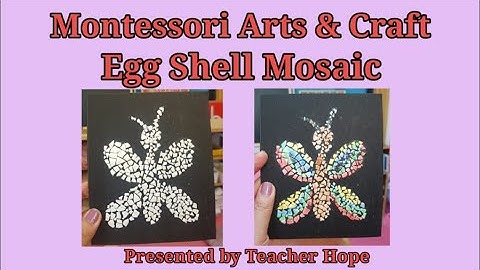 Eggshell Mosaic | Montessori Arts