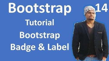 Bootstrap tutorial for beginners #14 Badge and Label in Bootstrap