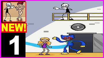 Stickman Thief: Brain Puzzle 1 to 100 - SPEEDRUN New Update Gameplay Walkthrough Part 1 - All Levels