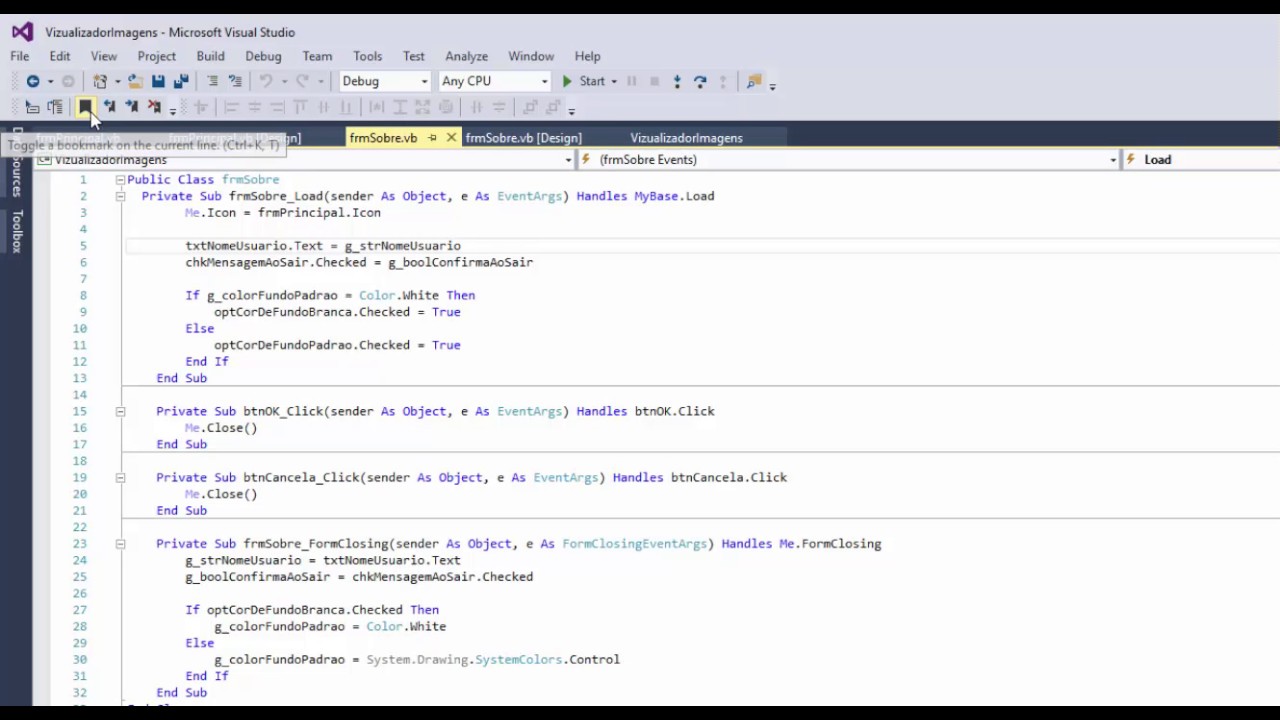 Drops de Visual Studio Os Bookmarks YouTube