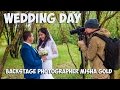 Backstage photographer misha gold wedding day