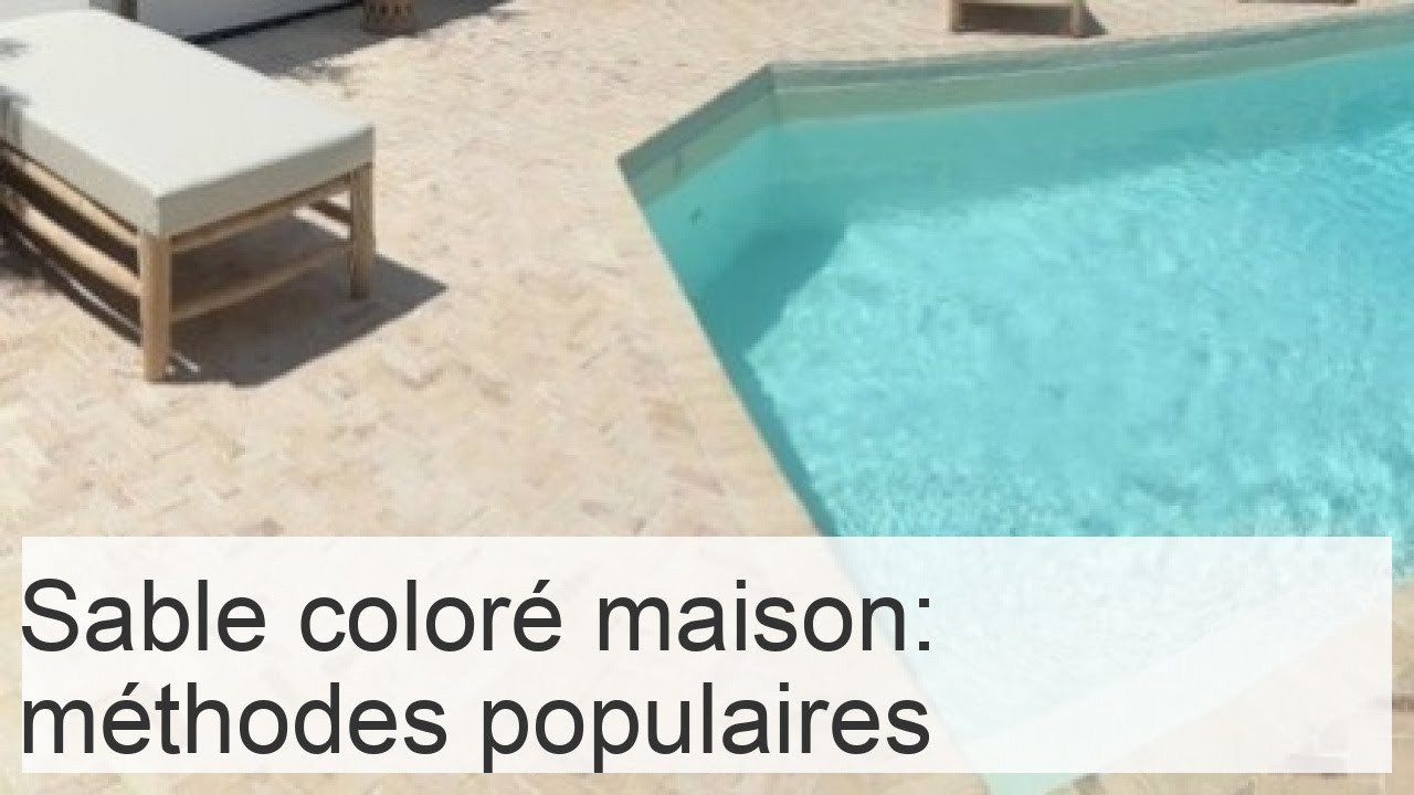 Comment faire du sable coloré à la maison et avec quoi le peindre ...