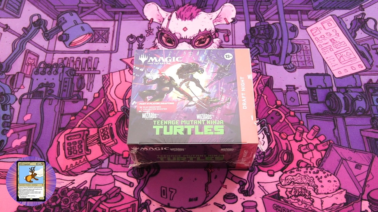MTG Teenage Mutant Ninja Turtles Draft Night Unboxing - MYTHICS