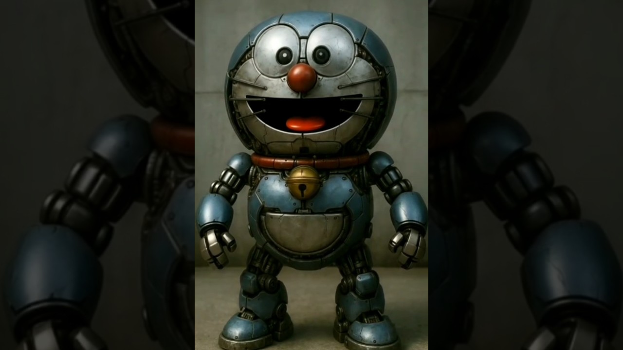 realistic image of doremon |