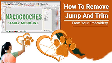 Hoe u sprongen en randen uit uw borduurwerk verwijdert | Zelfstudies voor het digitaliseren van b...