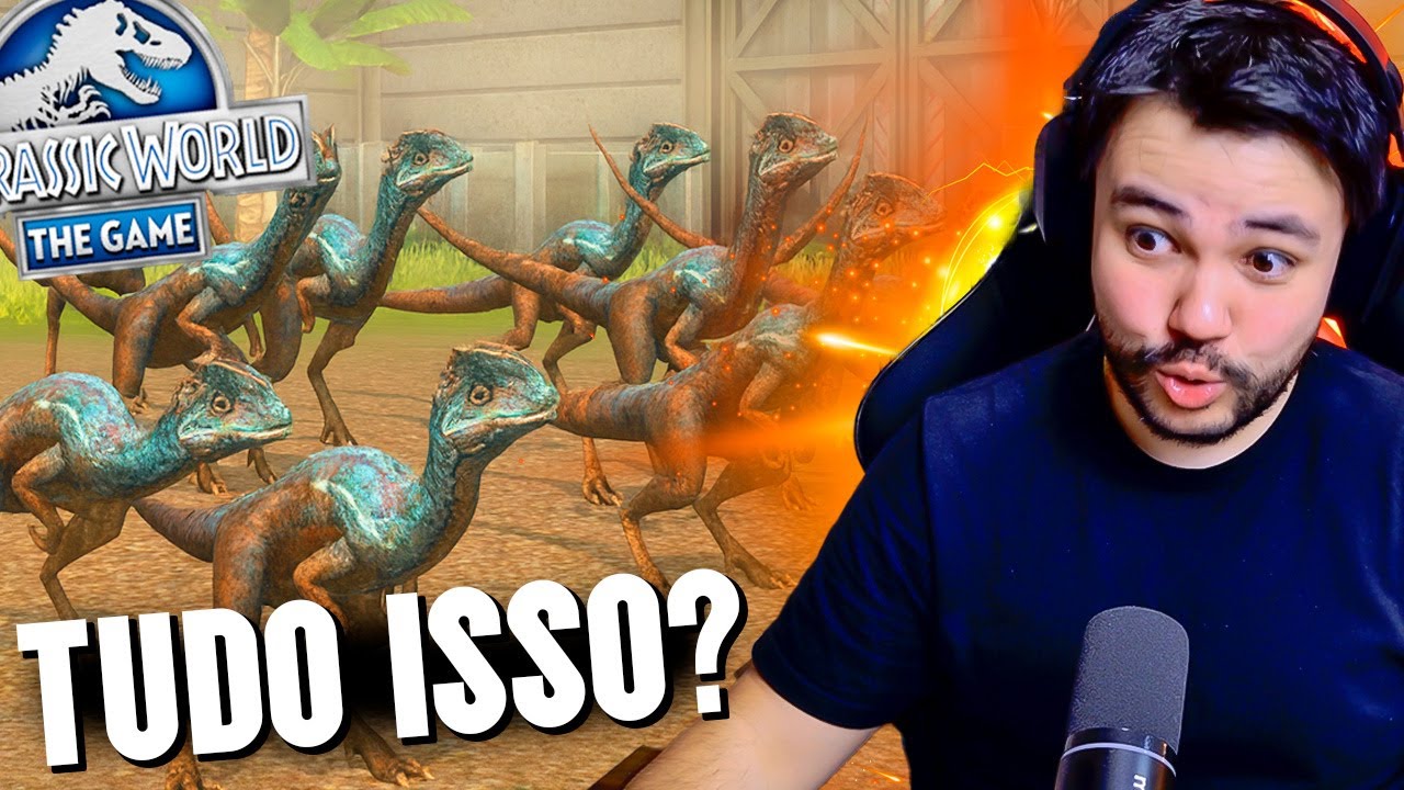 JURASSIC WORLD - A Batalha de 9 CRIATURAS! Gastei TUDO!