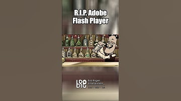 R.I.P. Adobe Flash Player [1996 - 2020] #shorts