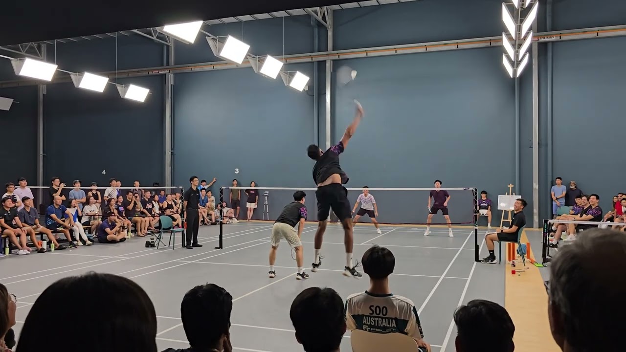 KG BADMINTON GRAND OPENING 29/03/25 - Exhibition Match 3 Goh V Shem/Claviene VS XL Yin/Milain R cont