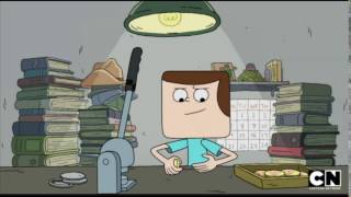 Jeff Makes A Badge To Help Clarence Become President