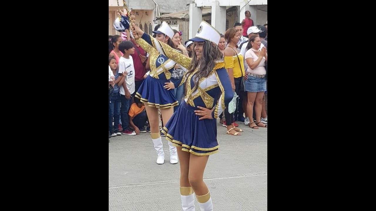 Colegio Fanny De Baird Desfile De Bahia De Caraquez 2018 Youtube