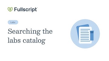 Labs: Searching the labs catalog | Provider support