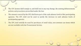 (PRE7) Chaper 5 : Disbursements